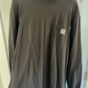 Vintage Carhartt Brown Long Sleeve Shirt